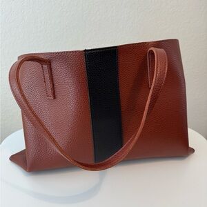 Brand new VINCE CAMUTO satchel/laptop bag. Soft vegan pebbled leather.